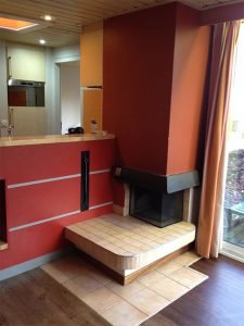 Cheminée cottage Center Parc Normandie