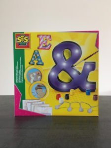 Loisir créatif : lettre lumineuse SES Creative