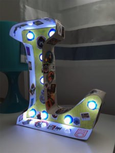 lettre lumineuse SES Creative