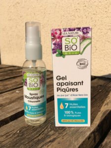 Produit contre les piqûres de moustiques