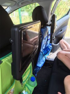 Accroche appuie tête lecteur dvd voiture