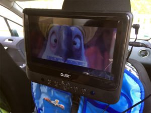 Lecteur dvd avec un grand écran