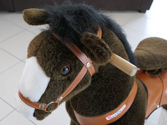 Pony Cycle Cheval avec freins et son, Idée Cadeau Enfant
