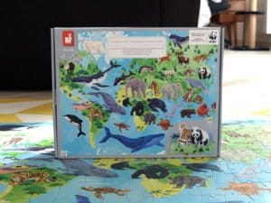 Puzzle Éducatif les animaux menacés