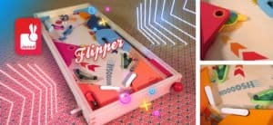 flipper en bois janod