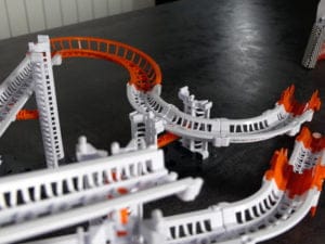 action réaction circuit bille