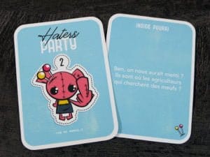 Jeu de carte cinéma Hatres Party