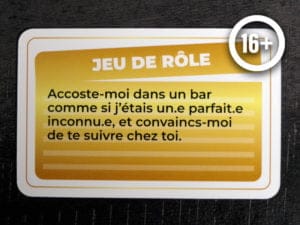 Jeu de couple soirée Osmooz hot