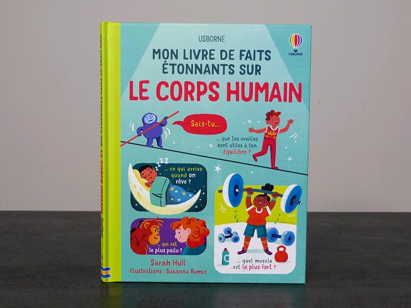 Livre éducatif corps humain Usborne