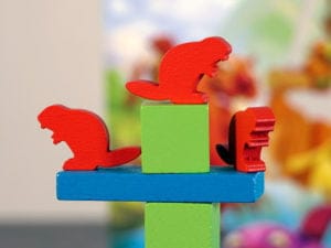 Jeu de société rondins des bois