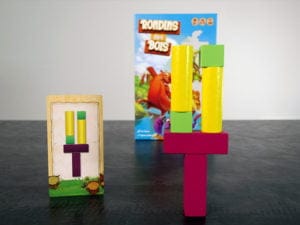 Jeu de société en bois Rondins des Bois