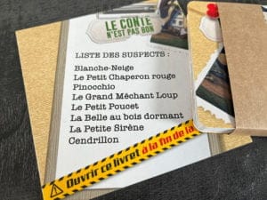 Enquêtes Express jeu coopératif