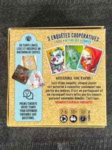 Jeu coopératif Enquêtes Express