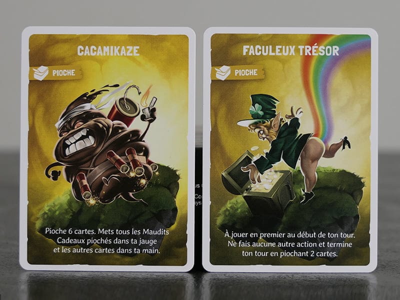 Cartes de jeu Maudits Cadeaux