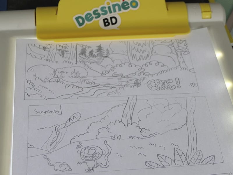 Dessinéo BD test