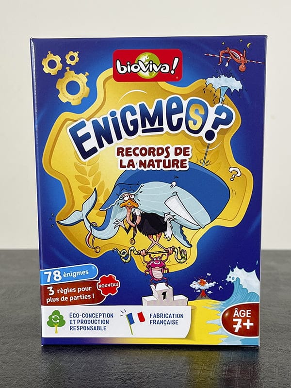 Jeu énigmes records de la nature Bioviva