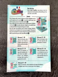 Candies règle du jeu