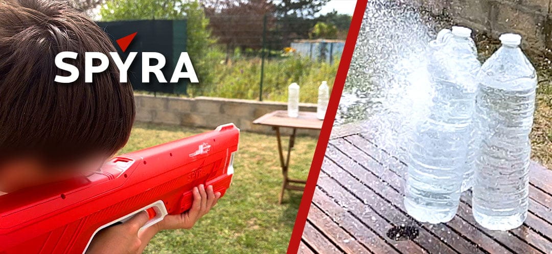 Spyra 3 : on a testé le pistolet à eau le plus puissant du monde