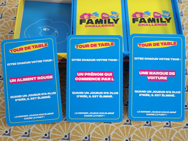 Jeu d'ambiance : Family challenge by OSMOOZ (ATM Gaming) - Jooniz