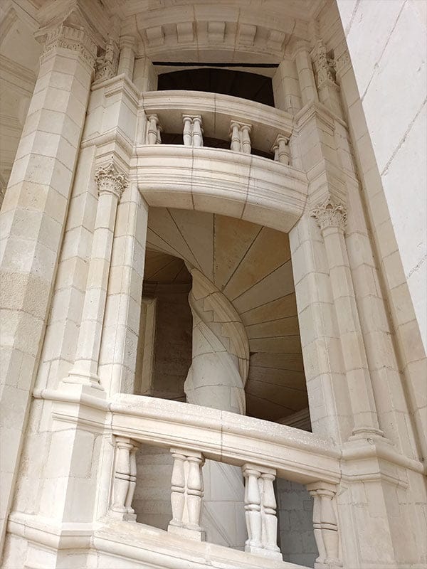 Château de Chambord escalier