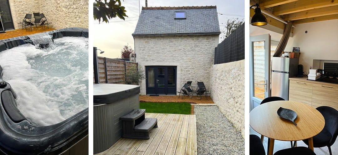 Hébergement avec jacuzzi Le Magnolia Vineuil Airbnb