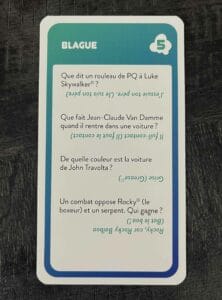 Jeu de société James Dîne