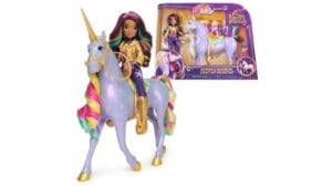 L'Ecole des Licornes Licorne Wildstar 28 Cm Poupée Sophia 24 Cm Sons et Lumières