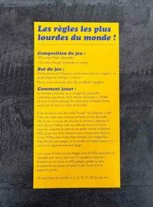 Jeu d'ambiance l'enclume et images