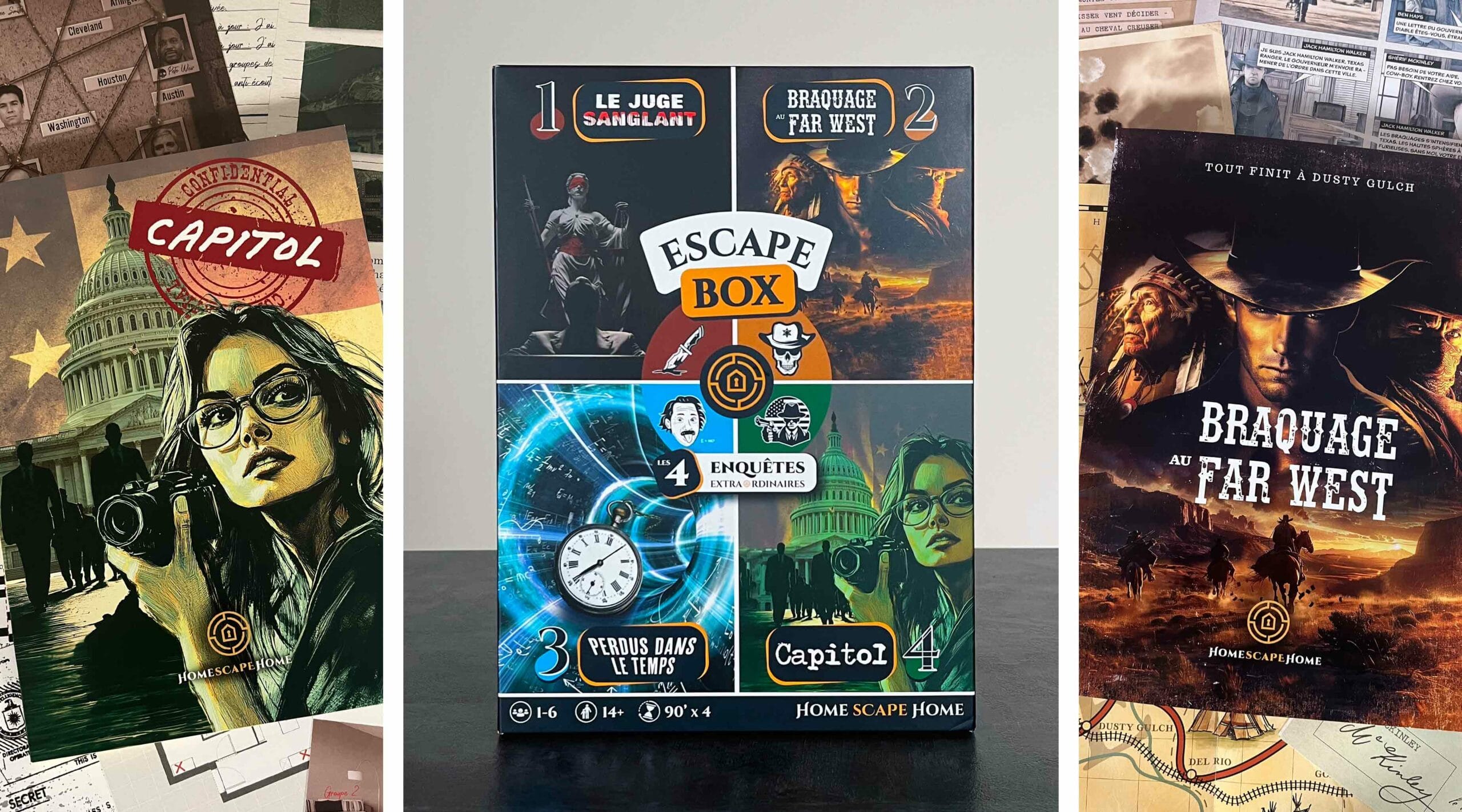 Escape box les 4 enquêtes extraordinaires