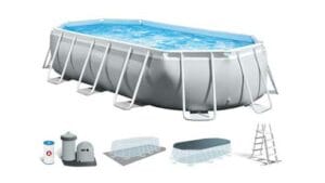 Piscine Intex tubulaire Prism Frame ovale