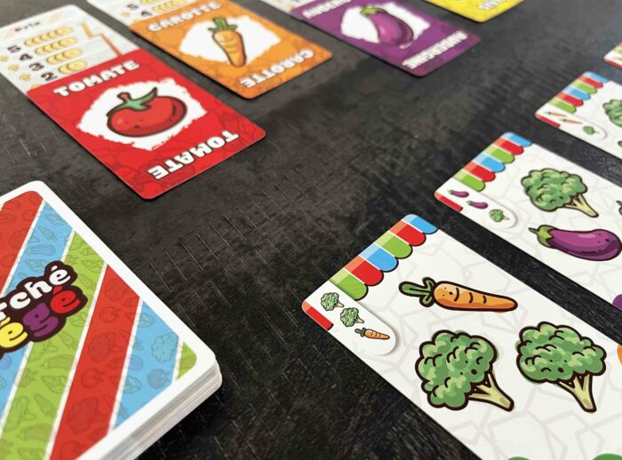 Jeu de société enfant Marché végé