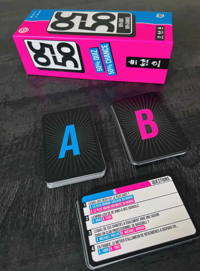 50 50 Jeu de Cartes