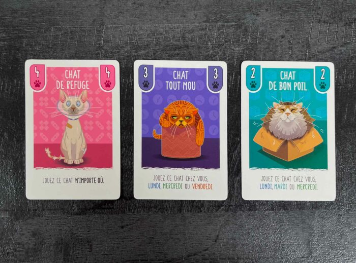 Cat Days jeu de cartes