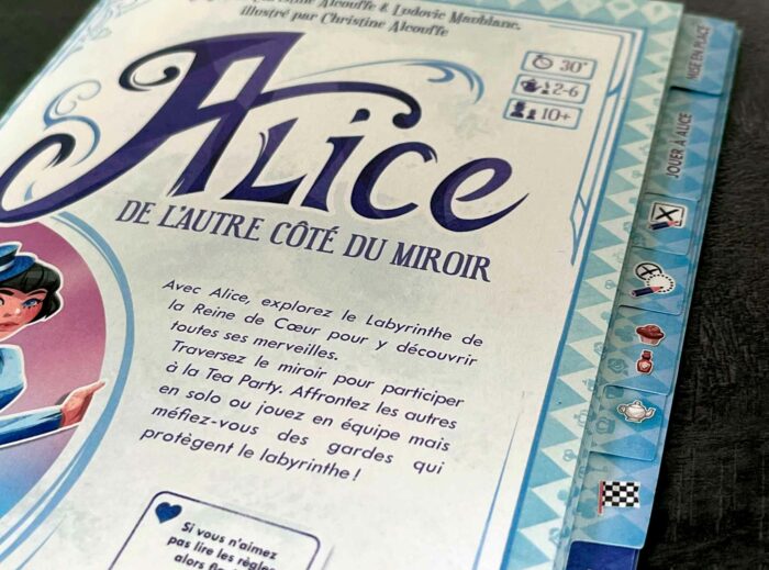 Avis Alice jeu de société
