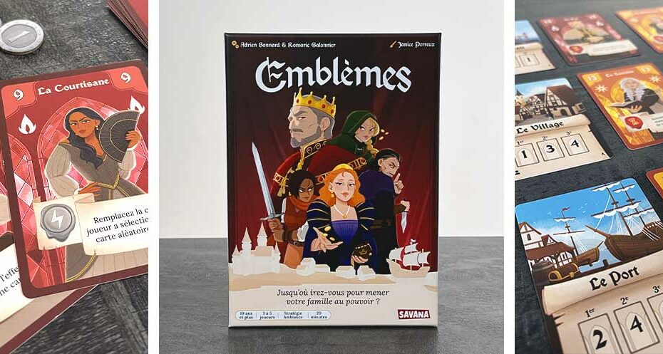 Emblèmes jeu de société avis