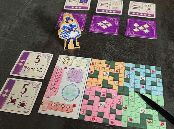 Jeu de société Alice de l'autre côte du miroir